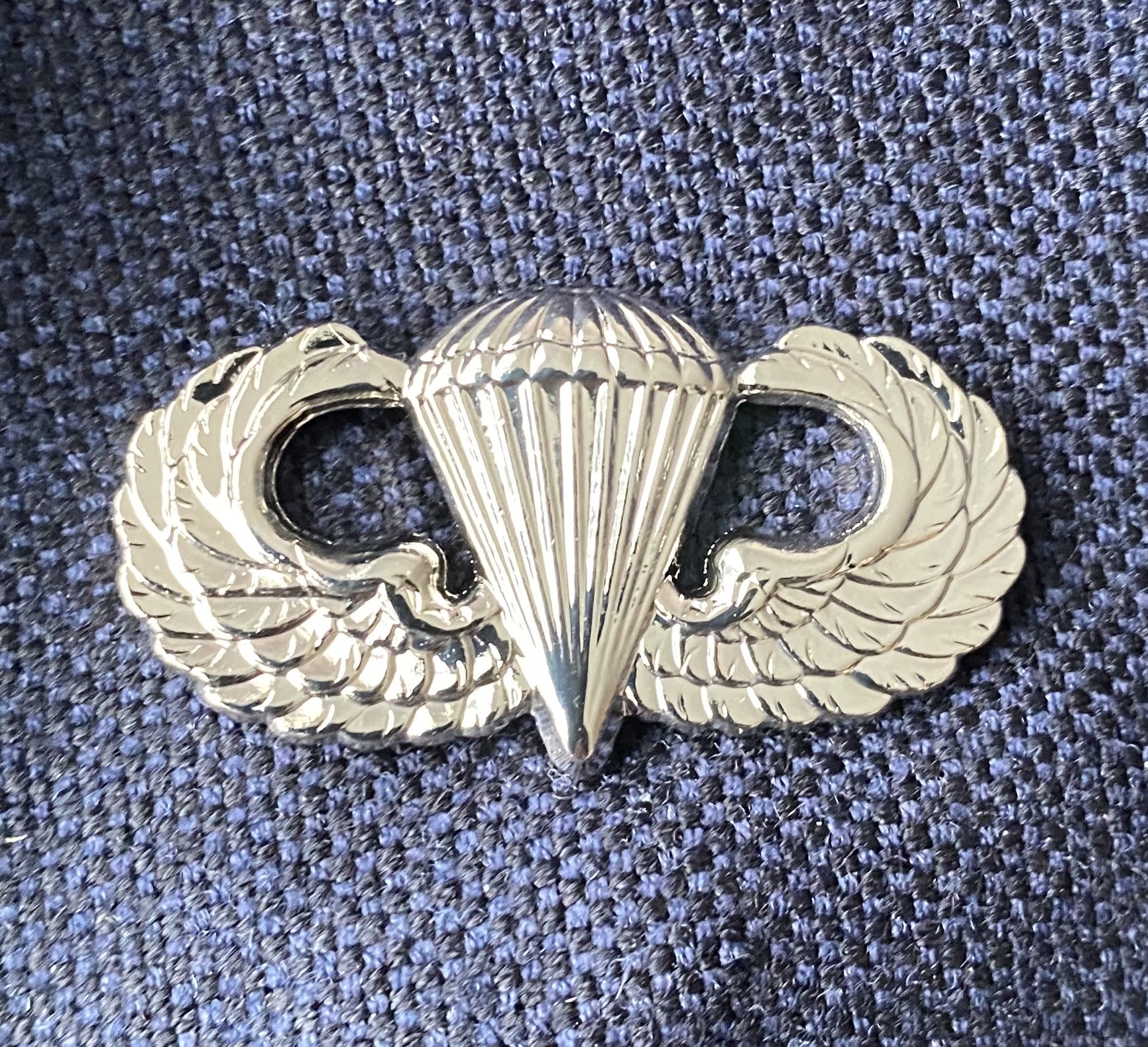 US ARMY JUMP WINGS - MIRROR FINISH - 4 Sizes